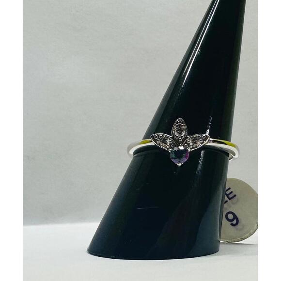 RAINBOW TOPAZ NWT FAIRY RING SIZE 9 - Picture 1 of 8